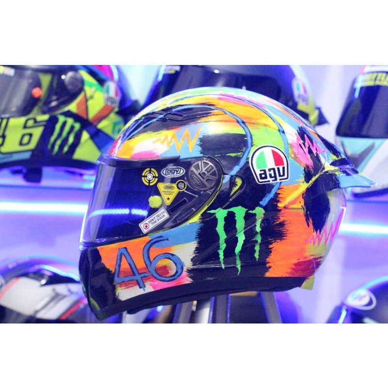 KYT VENDETTA 2 REPAINT AGV WINTER TEST