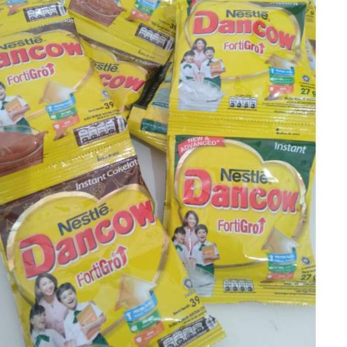 

⚡COD⚡ SUSU DANCOW FULL CREAM COKLAT RENTENG BUBUK FORTIGRO 1 RENCENG termurah se indonesia