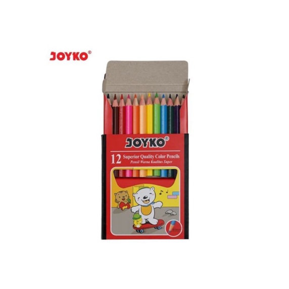 Pensil Warna Joyko Pendek 12 Warna