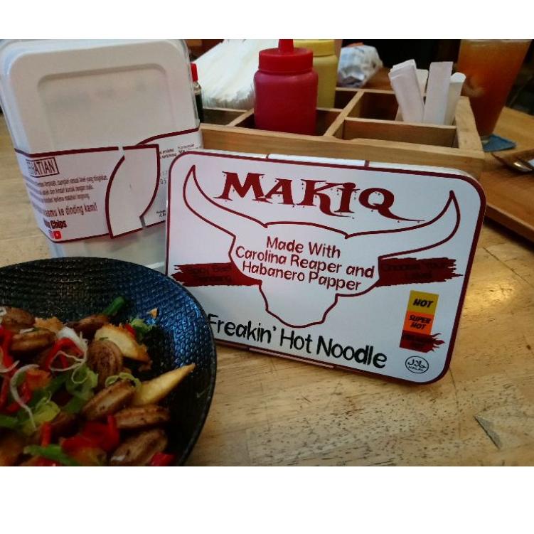 

(iump -602) Mie terpedas, Makiq Freakin' Hot Noodle/One Chip Challenge with Carolina Reaper Special For You