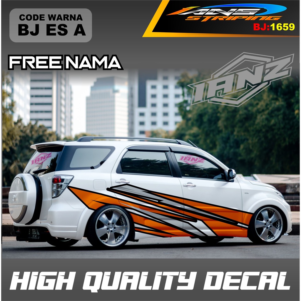 STIKER MOBIL TERIOS / VARIASI STICKER DECAL MOBIL AVANZA XENIA INNOVA / DECAL STIKER