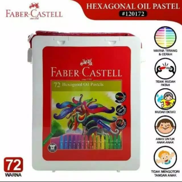 

(DISKON TERMURAH) Faber-Castell hexagonal oil pastel 72W