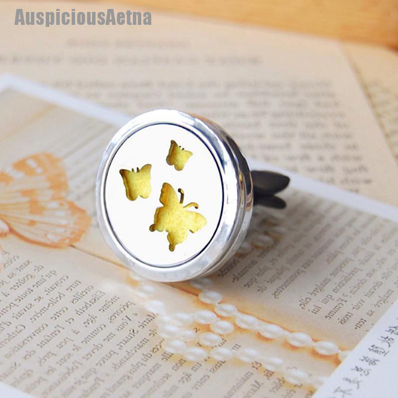 Diffuser Aromaterapi Essential Oil Bahan Stainless Steel Untuk Ventilasi Ac Mobil-Butterfly