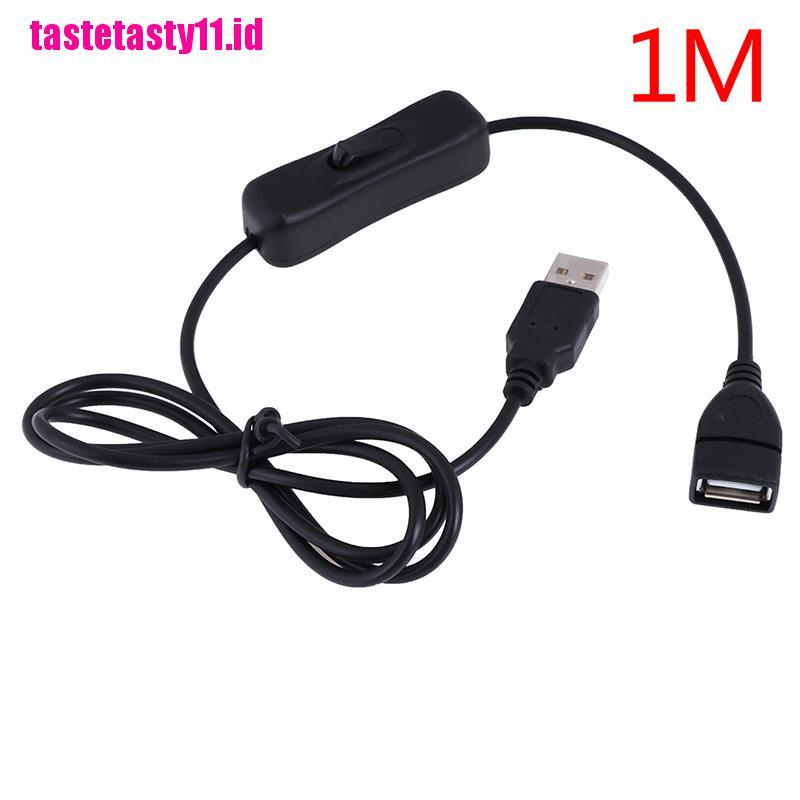 (TTID) Kabel Data / Charger usb male Ke female Panjang 1M power