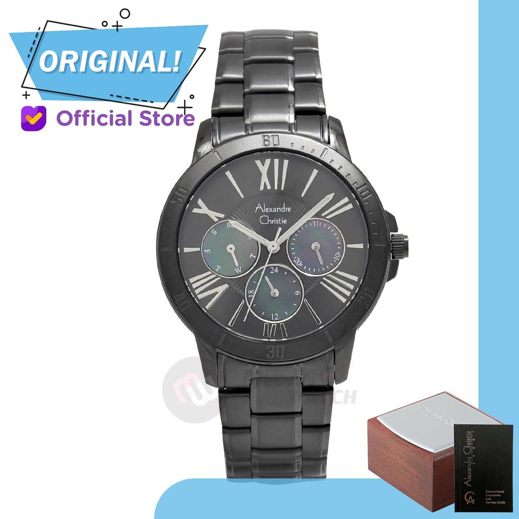 Jam Tangan Wanita Analog Alexandre Christie 2650BF AC2650 AC 2650 BF 2650 BFBIPBA Original Garansi R