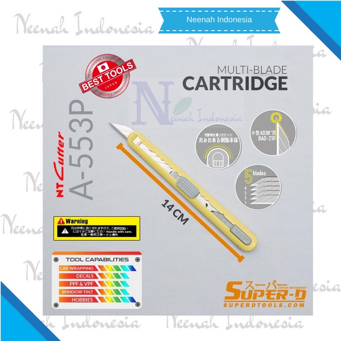 

Eklusif Nt Cutter A-553P Mata Kater Tajam Blade 30D Made In Japan Original Gilaa!!!