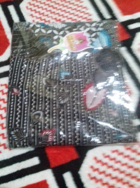 Couple Vania Sogan Batik Mono Putih Sarimbit Tunik Dress