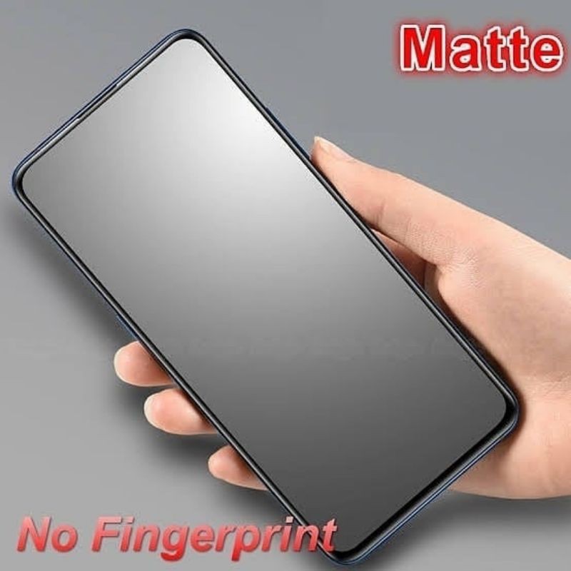 Tempered glas oppo a12 a57 f1s a83 k1 k3 reno reno 2 2f 2z matte glas anti minyak anti glare