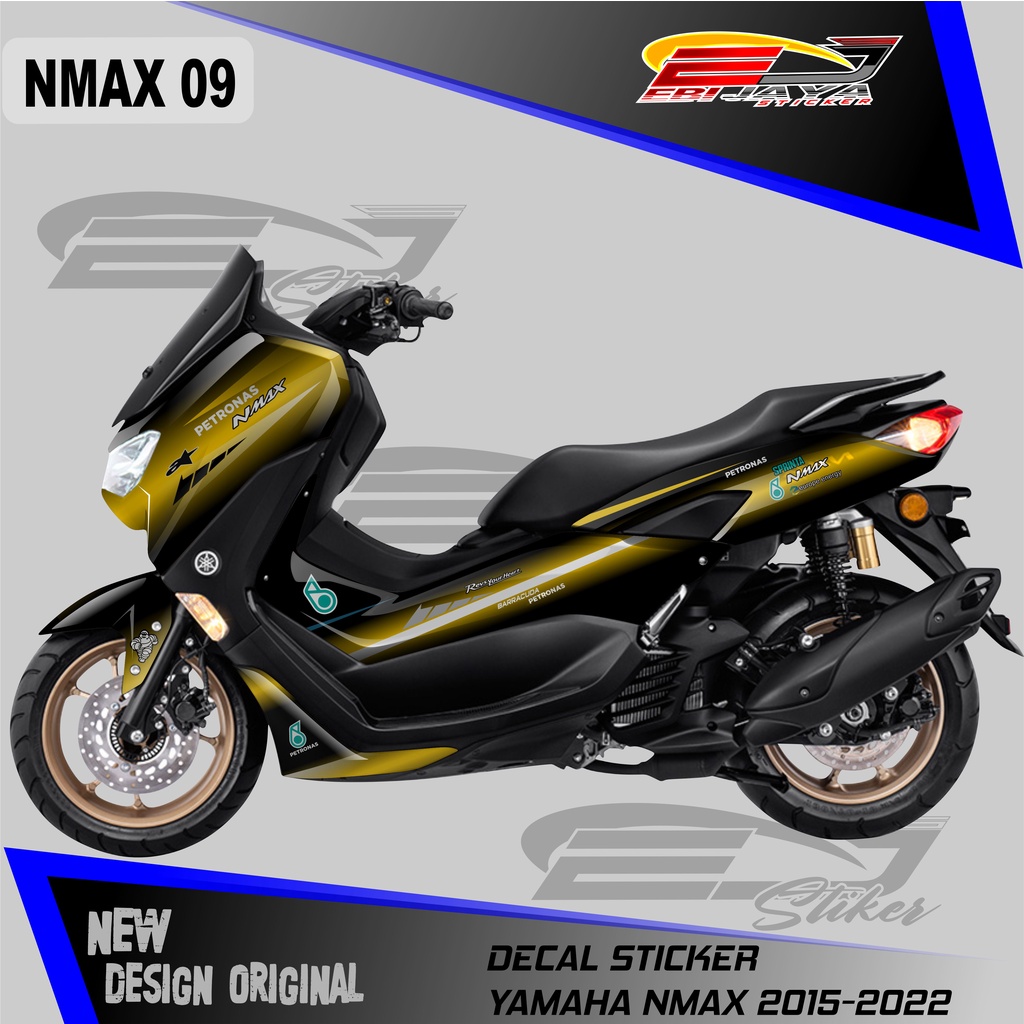 DECAL NMAX NEW NMAX , STIKER DECAL YAMAHA NMAX , DECAL MOTOR NMAX PETRONAS , DECAL MOTOR NEW NMAX , 