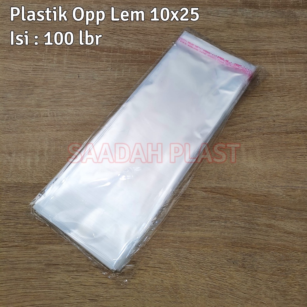 Jual Isi 100 Plastik Opp Lem Seal 10x25 Kemasan Bungkus Sendok Garpu Undangan Shopee Indonesia 9157