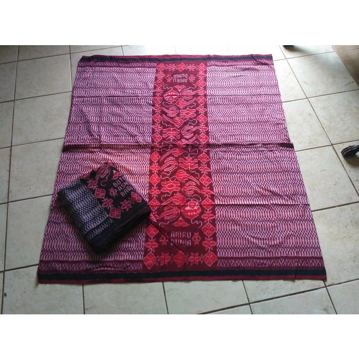 BURUAN SARUNG GOYOR KOYOR PAKAIAN PRIA MUSLIM ETHNIC KAIN TENUN IKAT TROSO