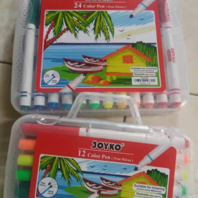 Colour pen/pulpen Pena wanra joyko