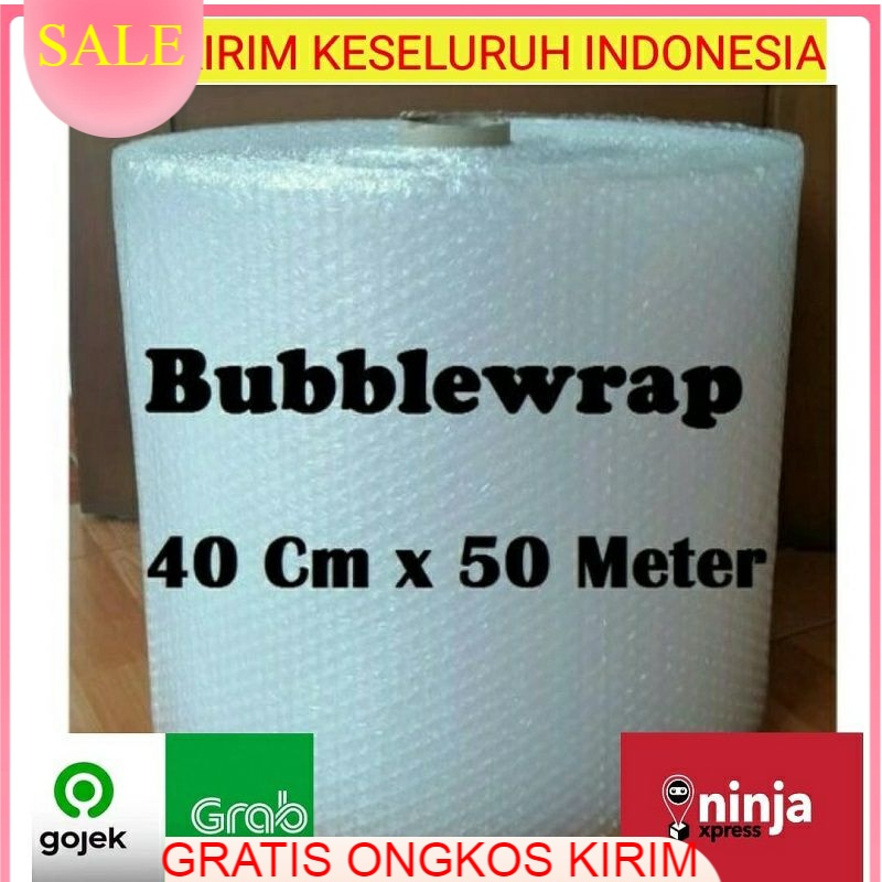 

Bekasi Bubblewrap 40cm x 50m bening bubble wrap roll murah
