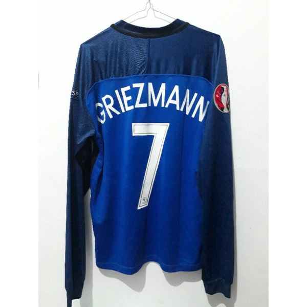 Jersey France / Perancis Final Euro 2016 LS #7Griezmann