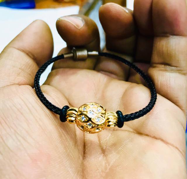 Gelang wanita gelang Kawat Anti Air water proof gelang lucu gelang pandora  lapis emas