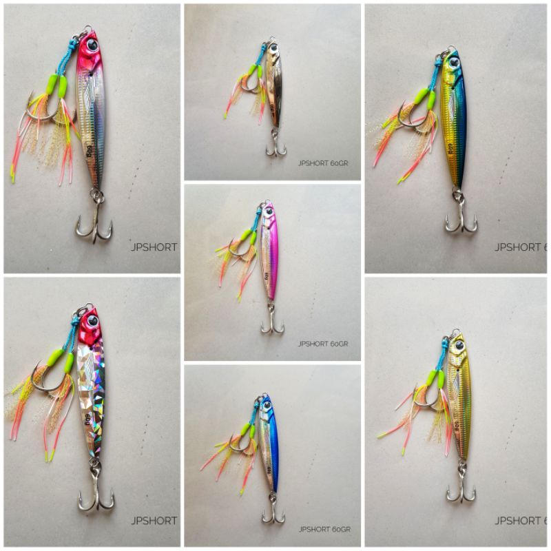 Metal Jig 60gr JIGPARA SHORT - KOMPLIT