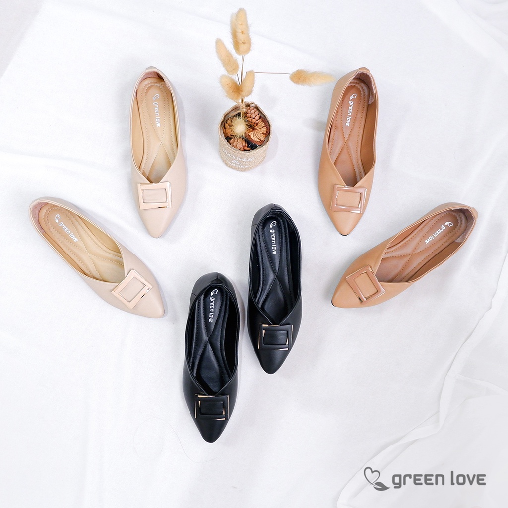 Green Love Sepatu Flat GLASGOW