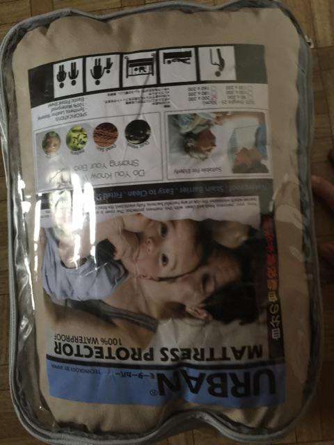 Bed Cover Protector Urban Mattress  Anti Air Super King Size 200x200