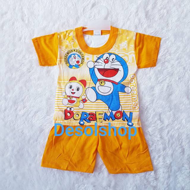 Stelan anak bayi cowok karakter doraemon