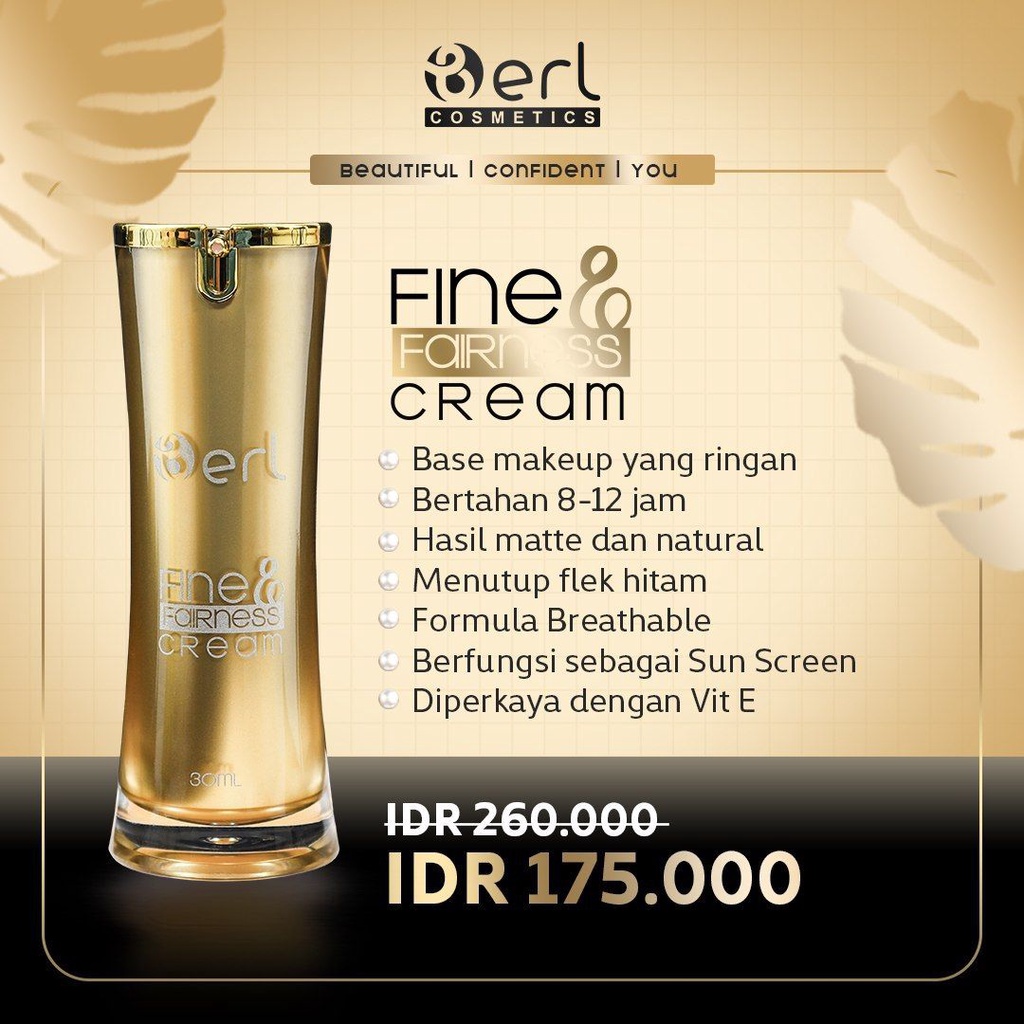 B Erl Fine And Fairness Cream Original