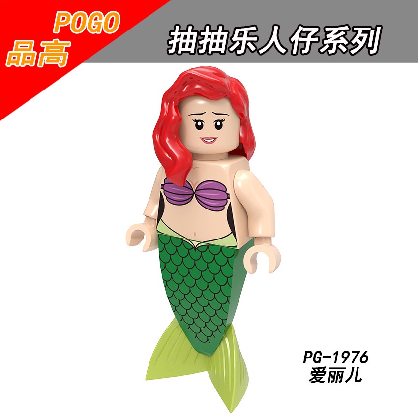 Disney Action Figure Karakter Kartun Disney Mickey Minnie Donald Daisy Nutcracker Mermaid Ariel Mini