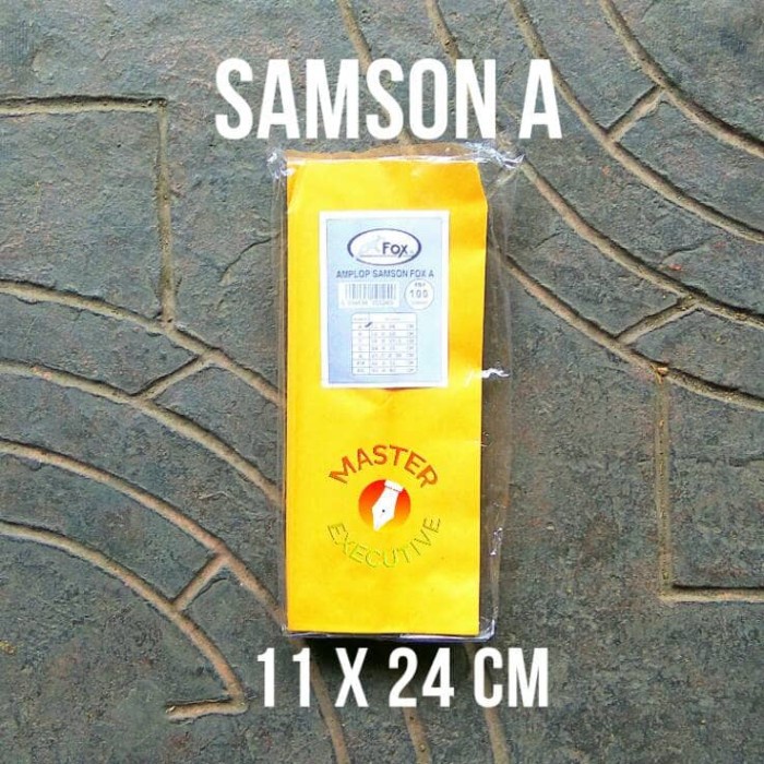 

Menyurat-Surat- Fox Amplop A Samson Coklat - 10.5 X 24 Cm - Kabinet -Surat-Menyurat.