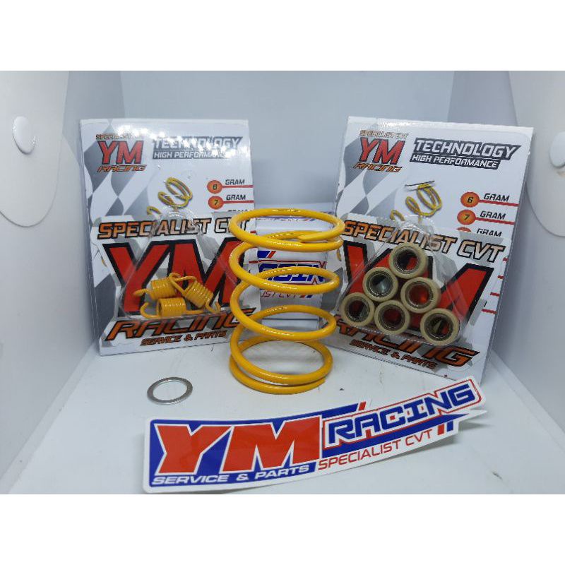 PAKET UPGRADE CVT 1500RPM MIO KARBU / MIO SMILE / MIO SPORTY / MIO SOUL / MIO J / MIO GT / YM RACING