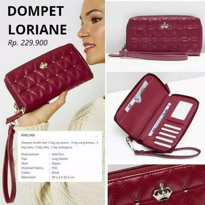 DOMPET PANJANG WANITA LORIANE SHOPIE MARTIN SOPHIE PARIS PROMO TERBARU 2021