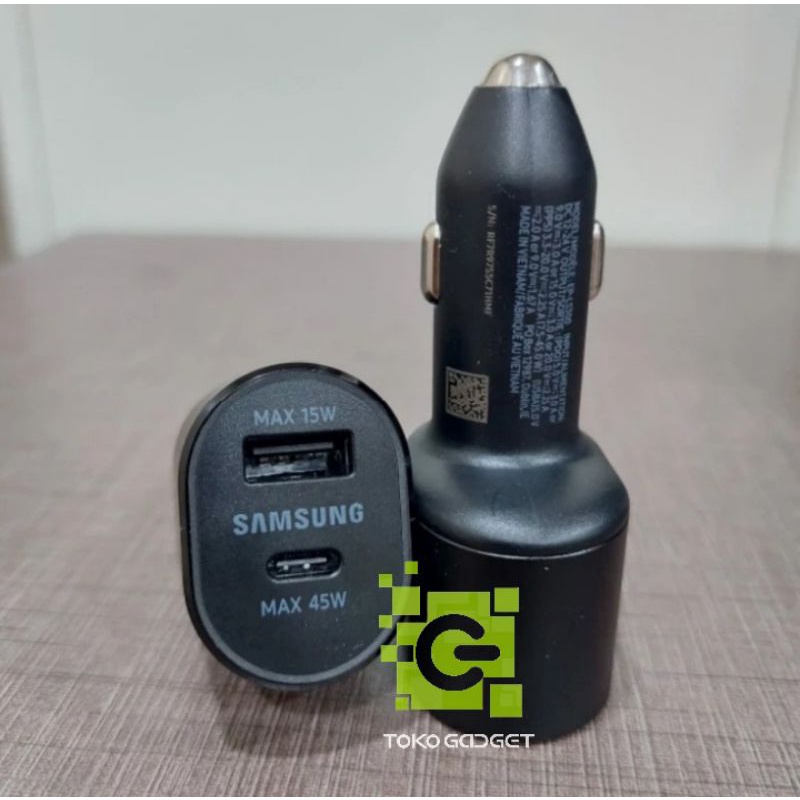 Car Charger SAMSUNG Super Fast Dual Car Charger 15W 15W ORIGINAL 100%