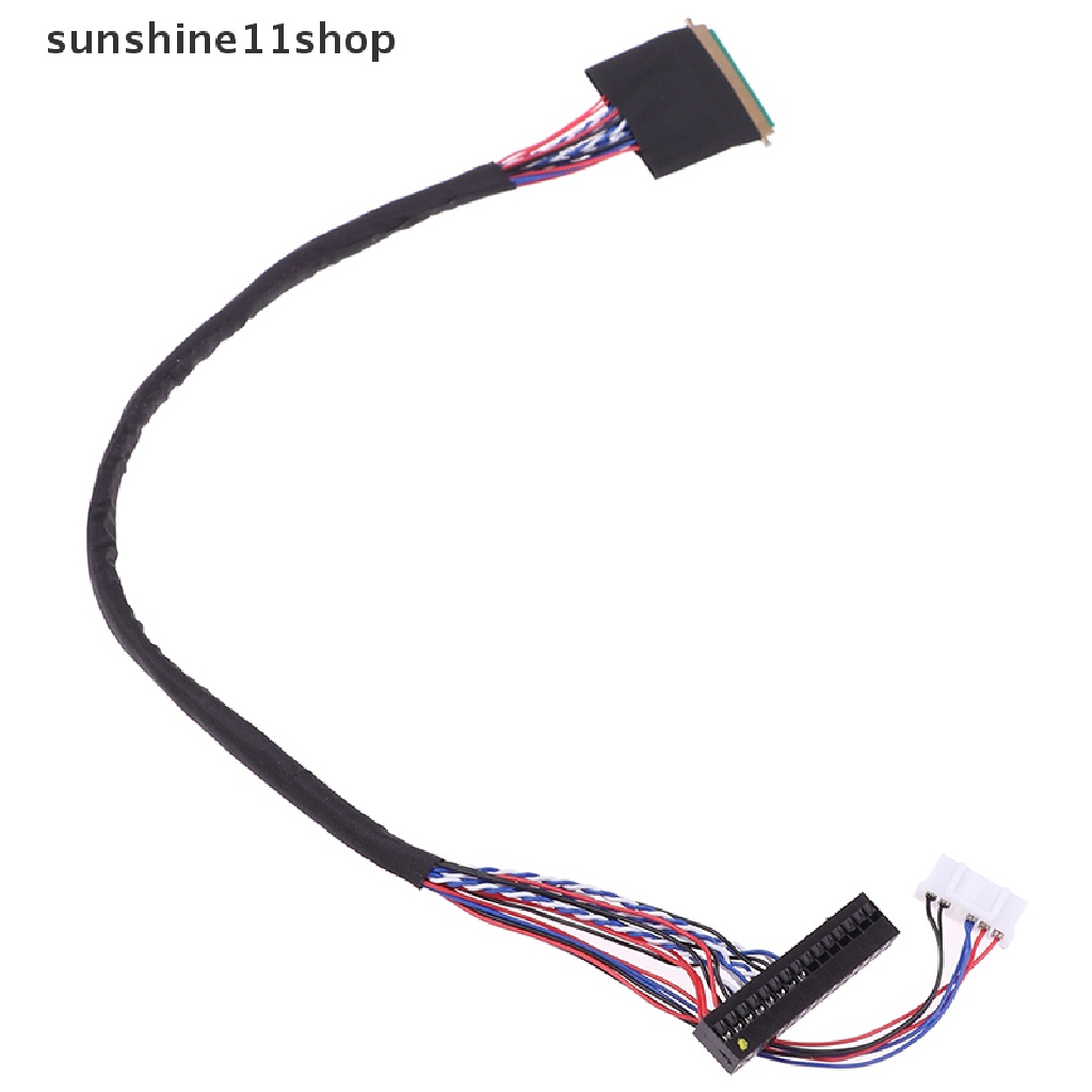 (SHO) 1pc Kabel LVDS 40 Pin 1 Channel 6 Bit LED LCD Untuk Display