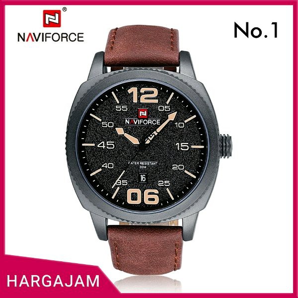 BARU Anti Air - Jam Tangan Pria Original Naviforce 9127 by hargajam cowok ori anti air water resist