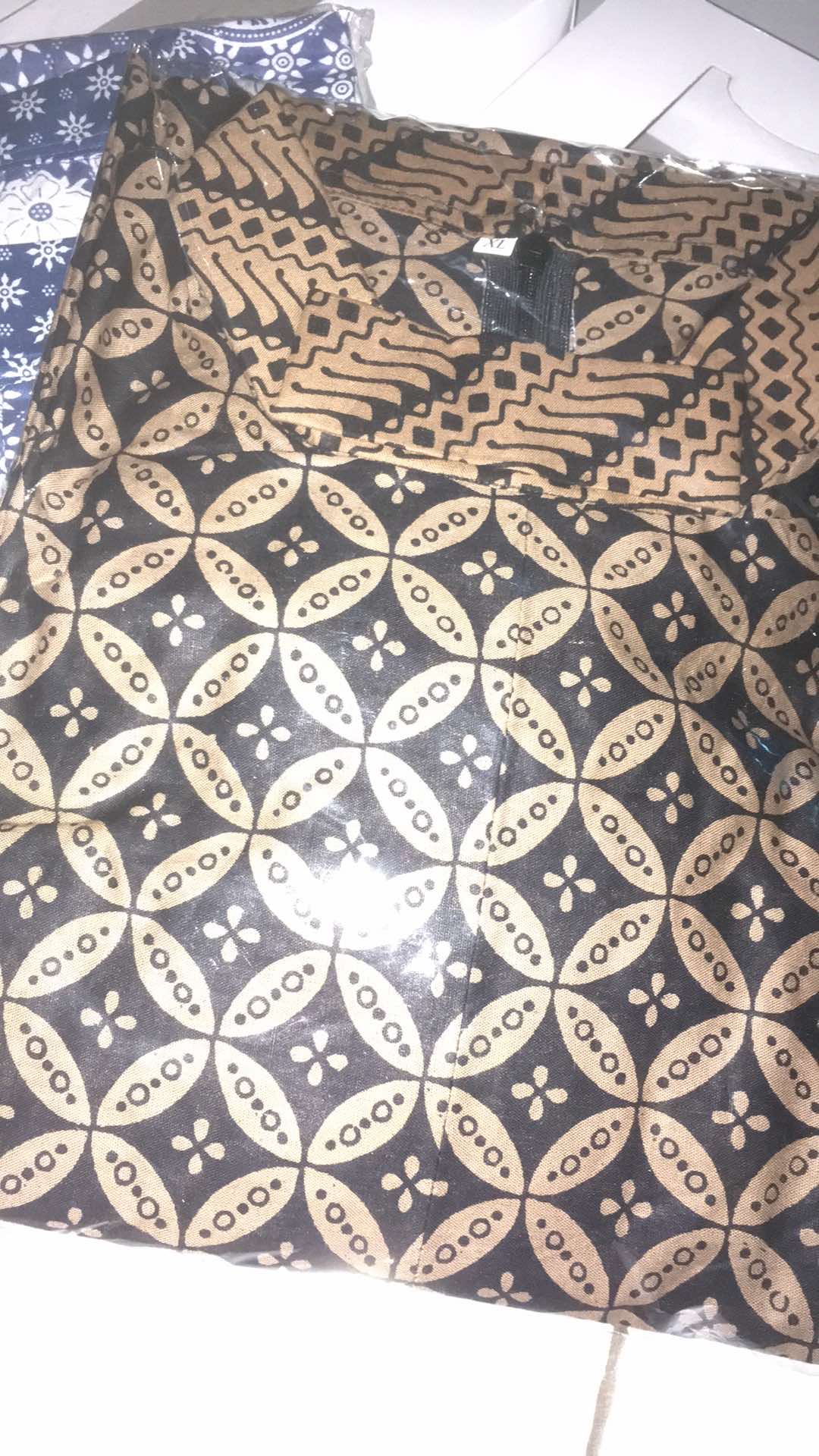 Atasan Dress Batik Wanita Sogan Kawung Dsc04934