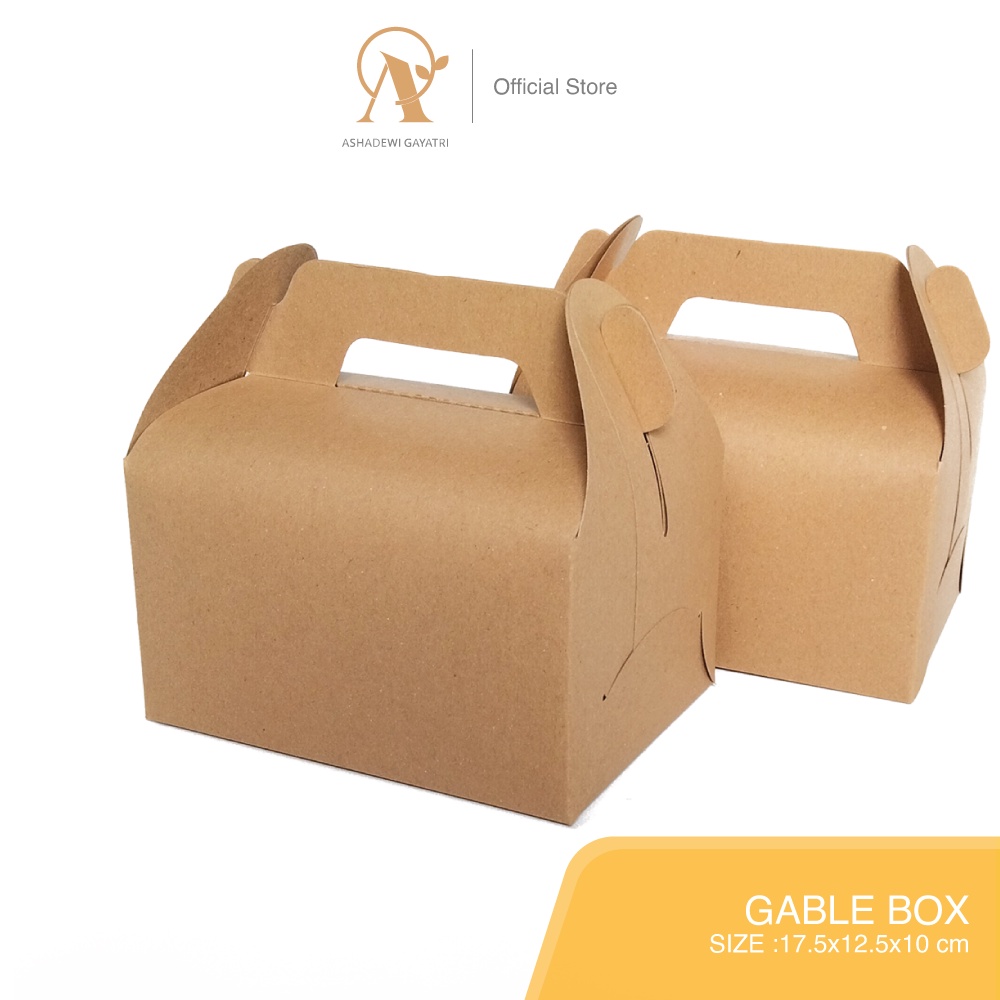 

Ashadewi Gayatri - Gable Box : 17.5x12.5x10 cm / box thinwall / box hampers dessert
