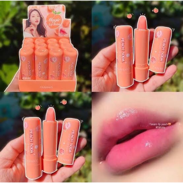 Lipbalm Tanako Peach Soda