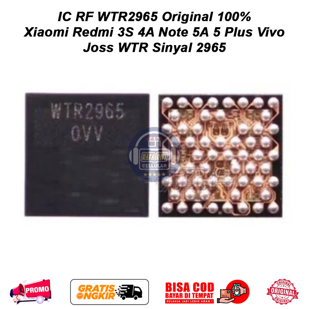 IC RF WTR2965 Original 100% Xiaomi Redmi 3S 4A Note 5A 5 Plus Vivo Joss WTR Sinyal 2965