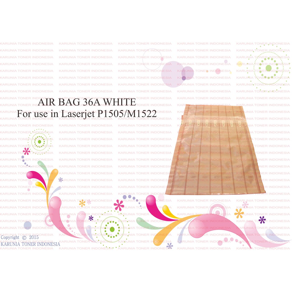 Airbag Air Bag Bubble Bag White Putih HP 36A P1500 P1505 M1522 M1120 1505 M M1120N