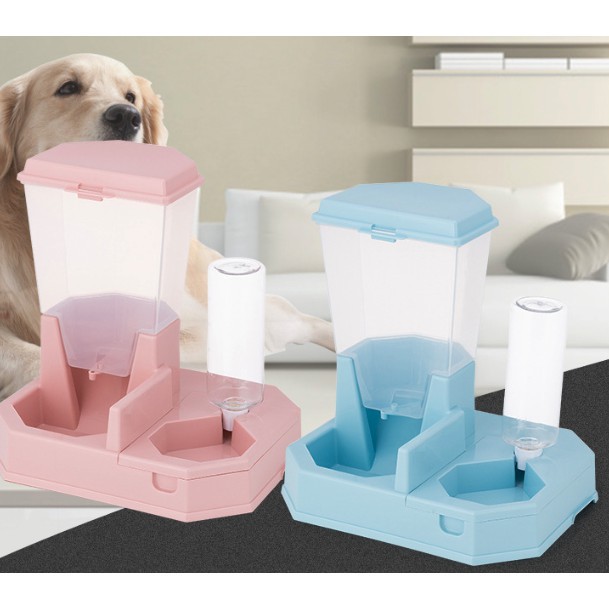 Adda Home - 2 in 1 Dispenser Feeder Makanan Minuman Anjing Kucing Peliharaan 33x27x34cm