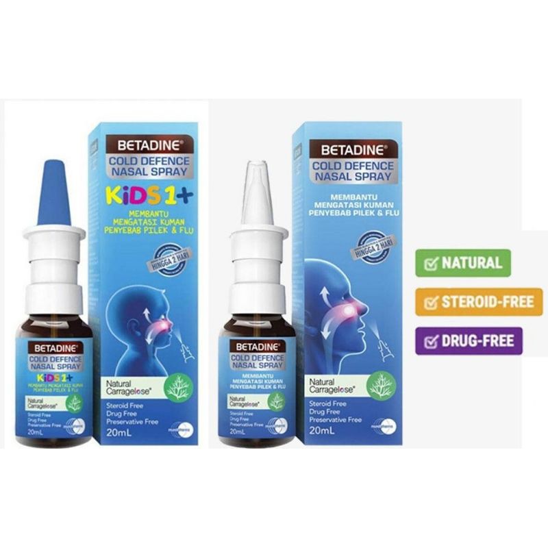 Betadine Cold Defense Nasal Spray