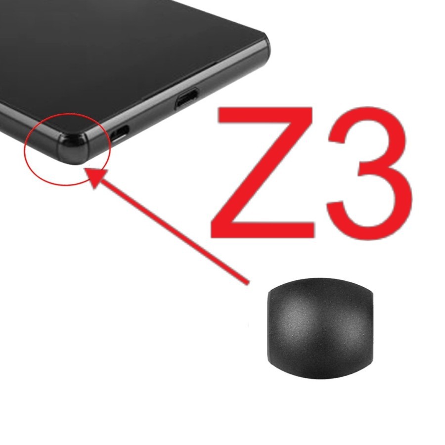 Original Penutup Sudut Bezel - Corner - Sony Xperia Z3 - SO-01G Docomo