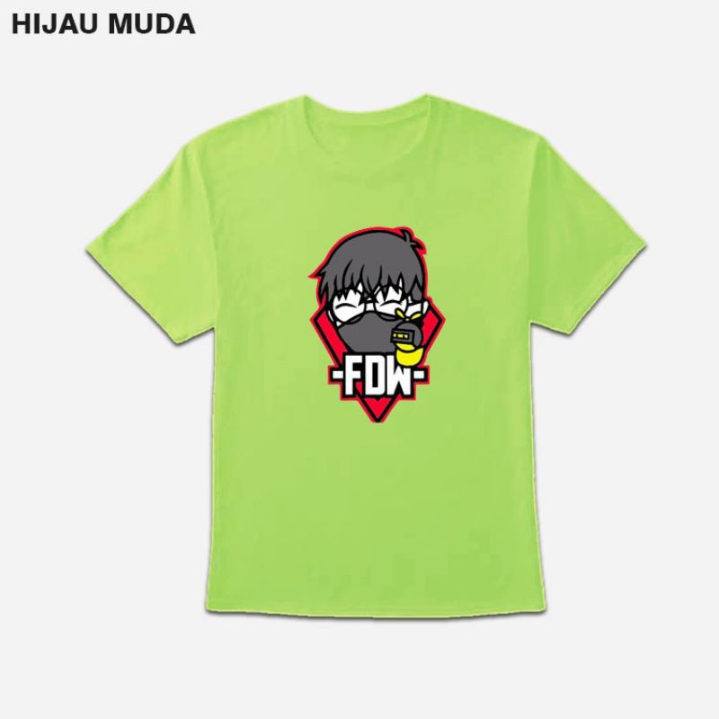 KAOS ANAK FDW Gamers yautubers Gaming