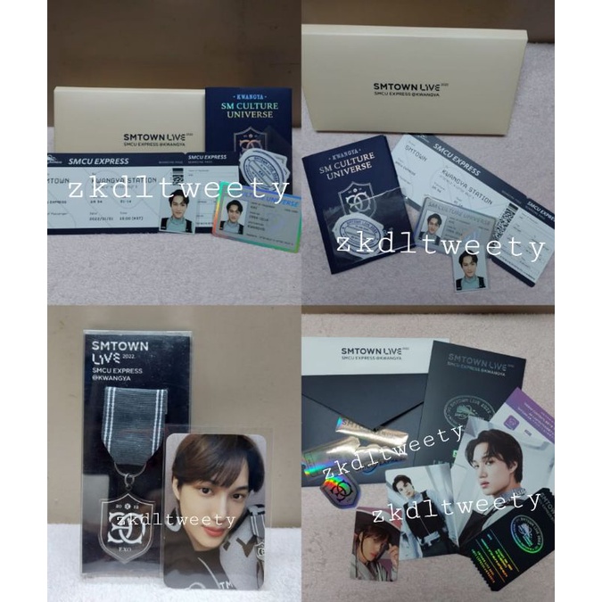 [MD KWANGYA SMCU EXPRESS / SMTOWN LIVE MD] Passport, AR Ticket, Emblem Badge KAI EXO