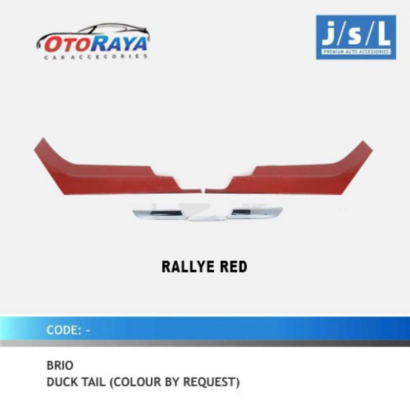 BRIO LAMA Ducktail Duck Tail RALLY RED JSL