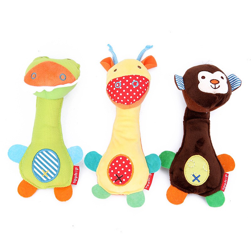 Rattle Stick Bayi 4 Motif - Mainan Bayi