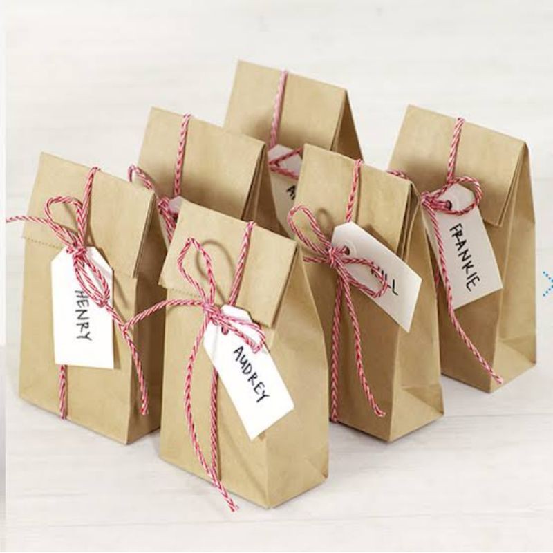

BEST PRICE kantong kemasan serbaguna (tali random) FREE hang tag name.