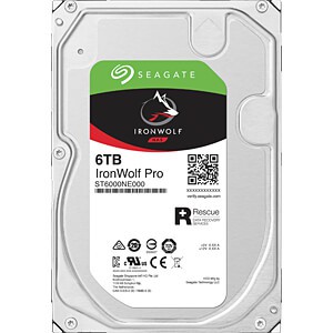 SEAGATE IronWolf Pro 6TB ST6000NE000 3.5&quot; 7200RPM 256MB Cache SATA HDD