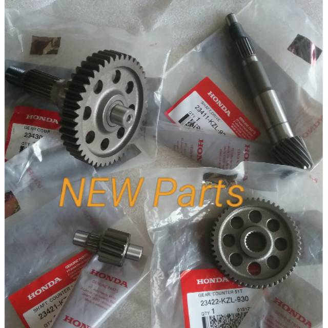 original ahm SATU SET GIGI GIR BOK BOX GIRBOX GIRBOK RASIO TRANSMISI GARDAN BEAT BIT SCOPY SPACY SPA