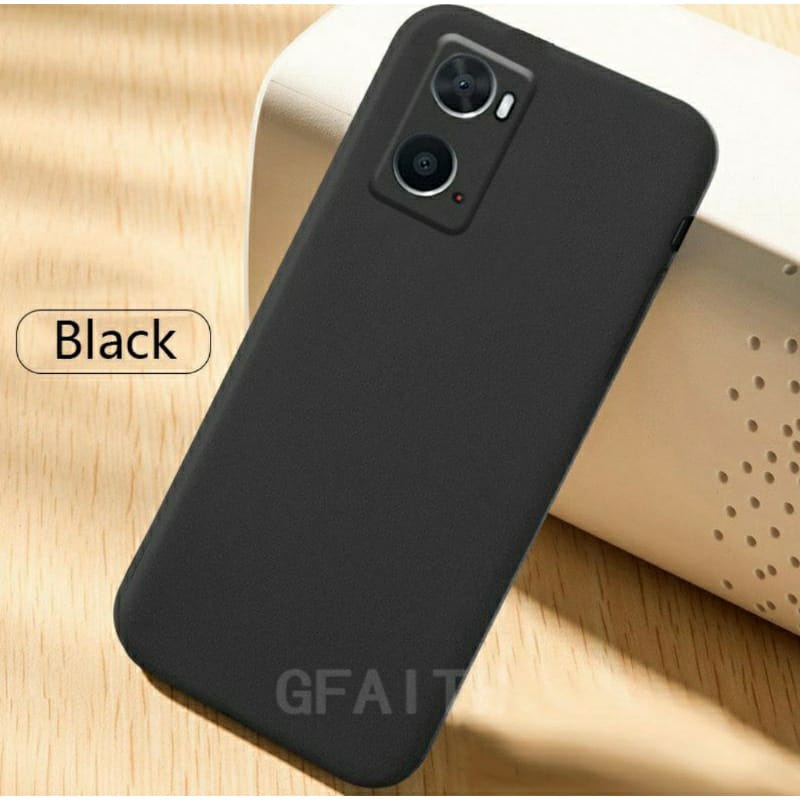 CASE OPPO A17 2022 A76 A96 SOFTCASE SLIM MATTE PREMIUM BLACK PROTECT CAMERA