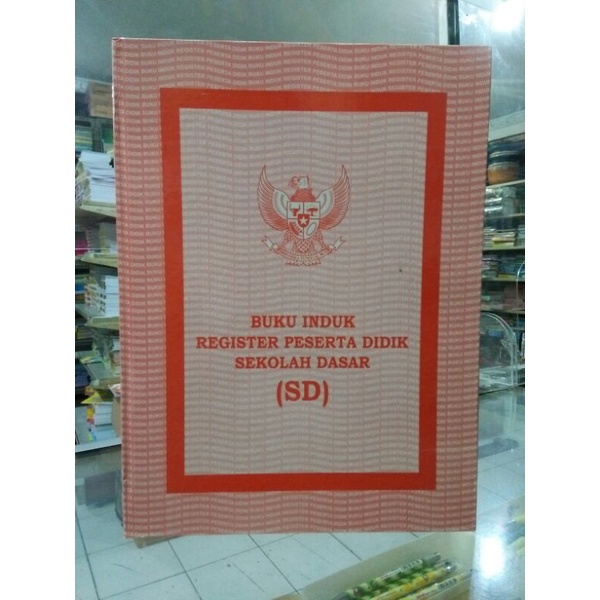 

Buku induk SD register peserta didik sekolah dasar