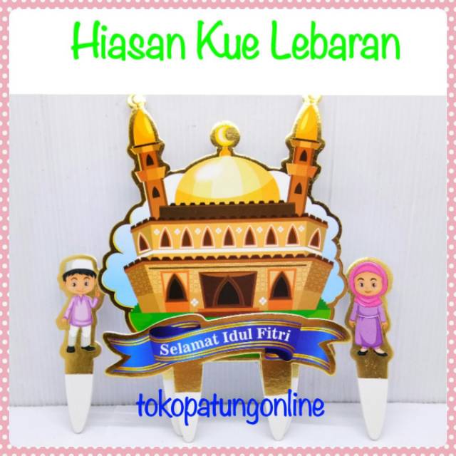 Topper Kue Lebaran Fb01