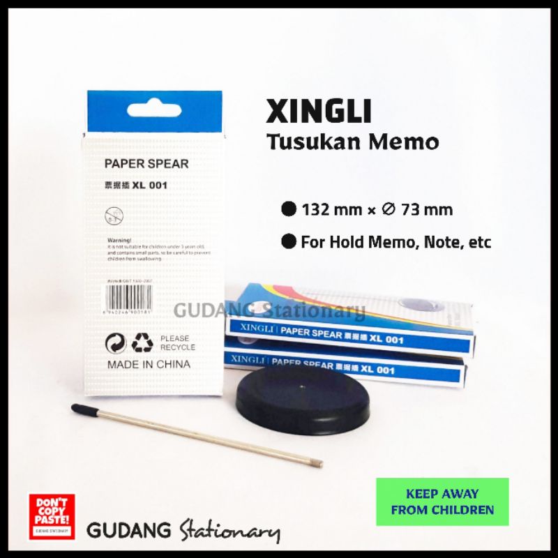 

Tusukan Memo Paper Spear XINGLI RJ4